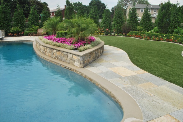 Charlotte Artificial Turf Poolside