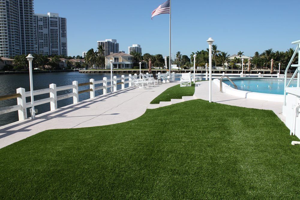 Charlotte artificial grass landscaping