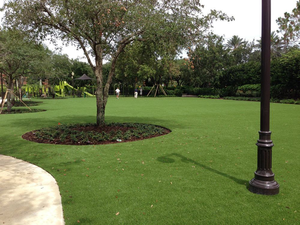 Charlotte commercial artificial grass landscaping